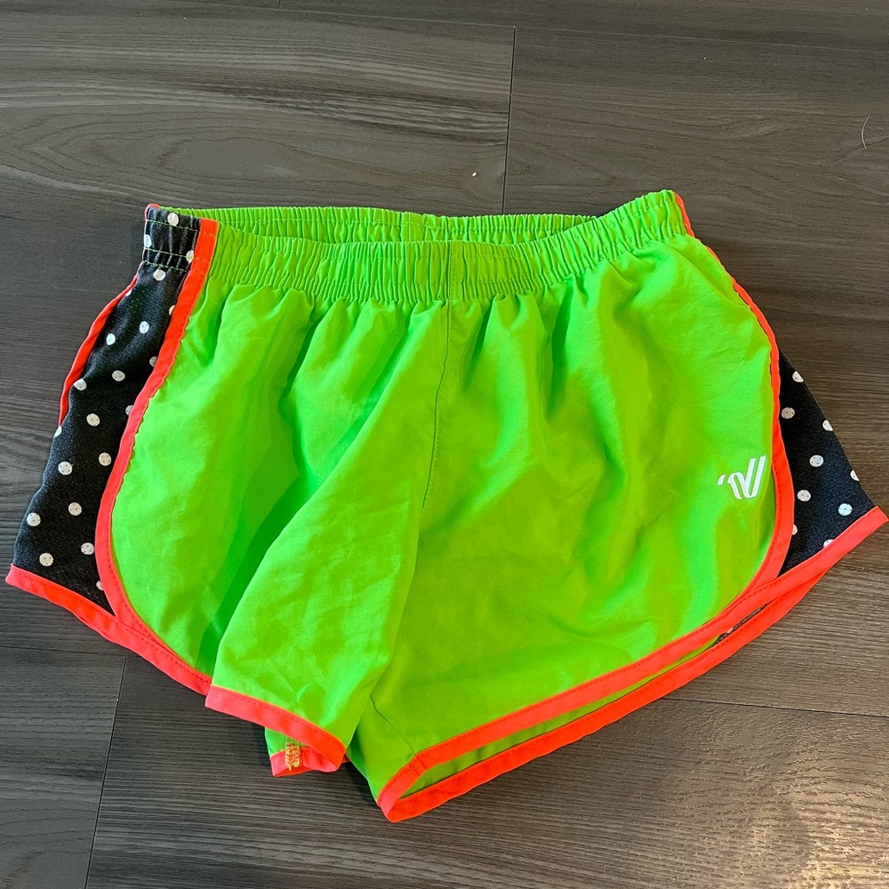 Varsity cheer running shorts